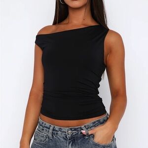 White Fox Stay With You Top